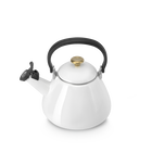 Le Creuset Kone Kettle with Gold Knob 1.6L WhiteWhite image number 2
